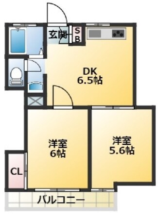 第2ルナマンションの物件間取画像